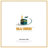 Hajj umrah Logo template