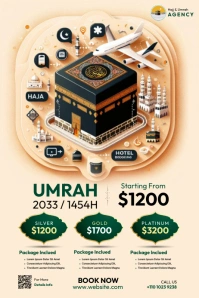 Hajj/umrah Poster Template