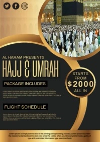Hajj video template A4