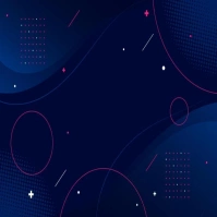 Halftone background with circle Publicación de Instagram template