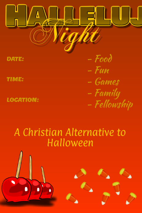 Hallelujah Night Template Postermywall