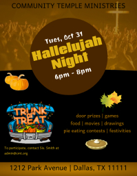 60 Hallelujah Night Customizable Design Templates