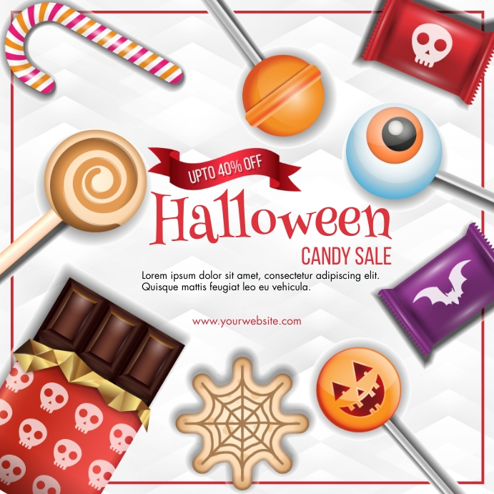 Halloween, Candy Sale Instagram Post template