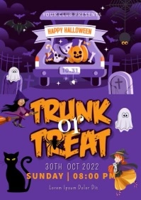 Halloween, Halloween party,Halloween sale A4 template