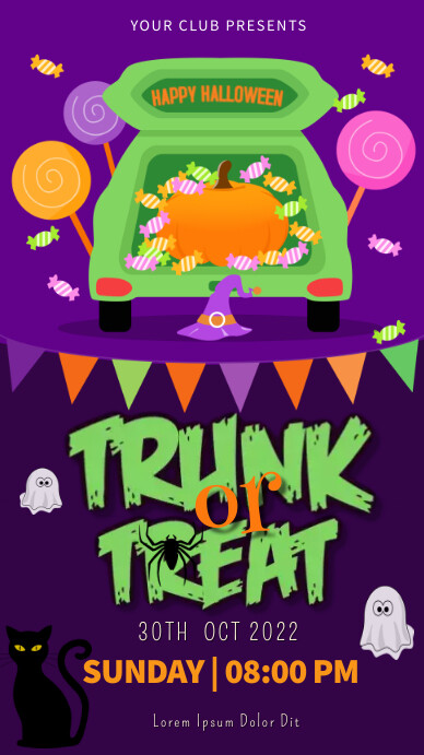 Halloween, Halloween party,Halloween sale Instagram Story template