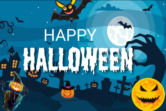 halloween, happy halloween Plakat template