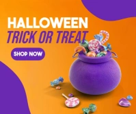 Halloween,Halloween sale,Halloween party Duży prostokąt template