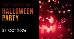 Black Halloween (4) Okładka wydarzenia na Facebooku Template