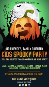 Halloween ,Halloween Party Instagram Story template