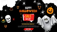 Halloween 50% off sale YouTube Thumbnail template