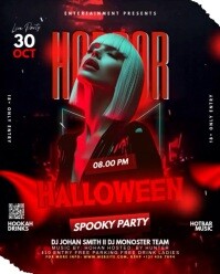 Halloween Ad Instagram Portrait template