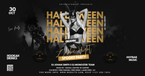 Halloween Ad Anuncio de Facebook template