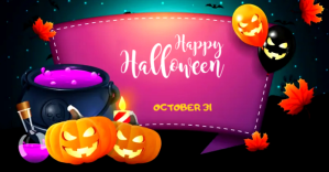 Preto Halloween Ad Facebook Ad Template