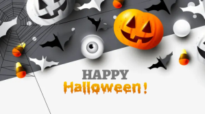 Hvid Halloween Celebration Publicação do Twitter Template