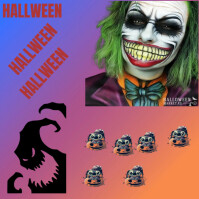 Halloween Ba Instagram Post template