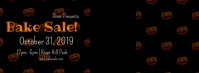 Halloween Bake Sale Facebook Cover template