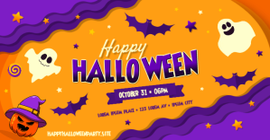HALLOWEEN BANNER template