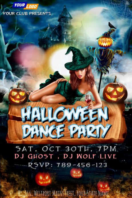 Halloween Bar Template PosterMyWall