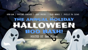 Halloween Bash Event Digital Signage Video Template Ekran reklamowy (16:9)