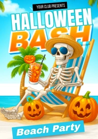 Halloween Bash Poster A1 template
