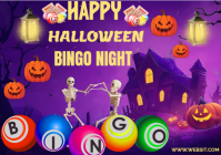 HALLOWEEN BINGO NIGHT A1 template