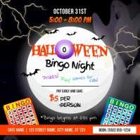 Halloween Bingo Night Instagram Video Square (1:1) template
