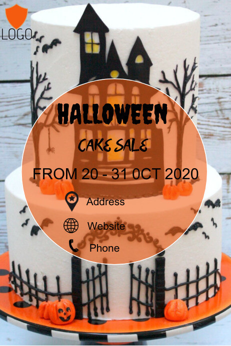 HALLOWEEN CAKE Template PosterMyWall