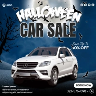 Halloween Car Design Pos Instagram template