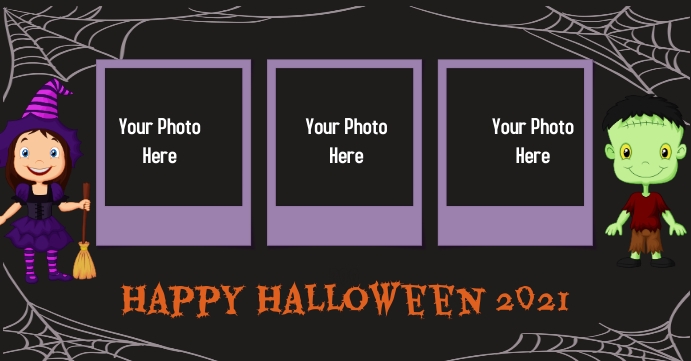 Halloween Card Обложка мероприятия для Facebook template