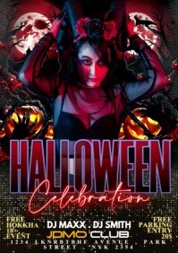 halloween celebration A3 template