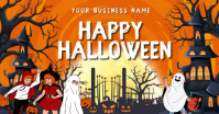 Rot Halloween Celebration Facebook Shared Image Template