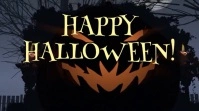 HAPPY HALLOWEEN Pantalla Digital (16:9) template
