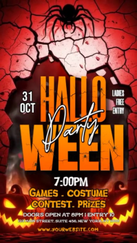 Halloween Club Night Instagram Story template