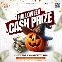 halloween contest Instagram Post template