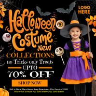 Halloween Costume Collection Template Message Instagram