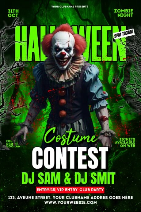 Copy of Halloween costume contest | PosterMyWall