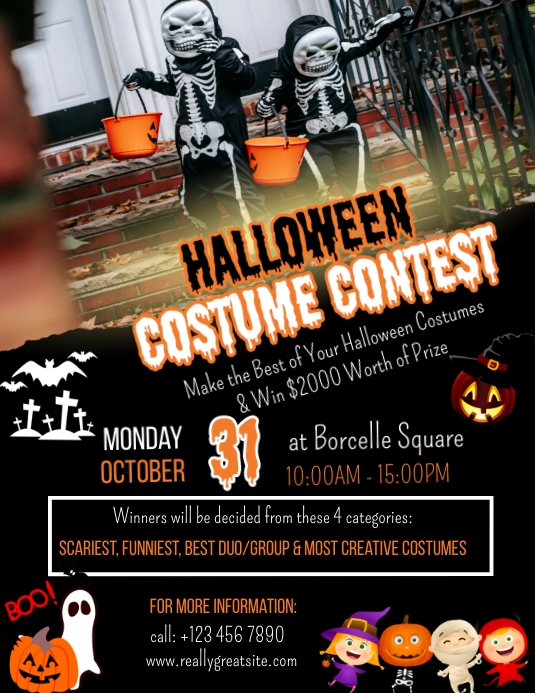 Halloween Costume Contest Flyer Template JoJo Pet Club Halloween Pup halloween-costume-contest-flyer-template-jojo-pet-club-halloween-pup