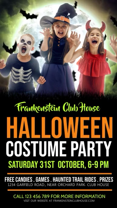 halloween costume parade Template  PosterMyWall