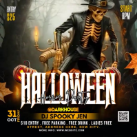 Sort Halloween Party Instagram 帖子 Template