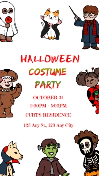Halloween costume party Template | PosterMyWall