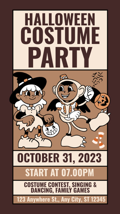 halloween costume party Template | PosterMyWall