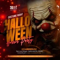 halloween costume party Instagram Post template