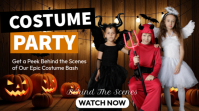 Halloween Costume Party YouTube Thumbnail template
