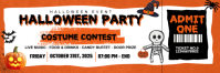 Halloween Costume Party Email Header template