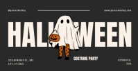 Halloween Costume Party Facebook Event Cover template