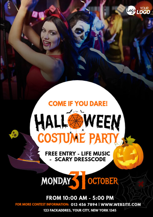 Image 8 for Halloween Costume Party Flyer Templates