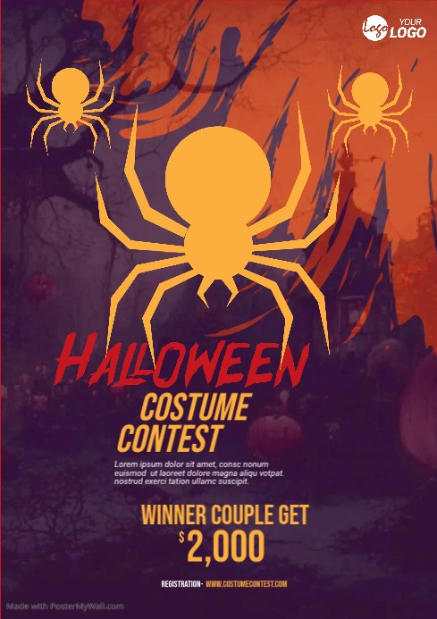Halloween Costume Party Flyer Templates