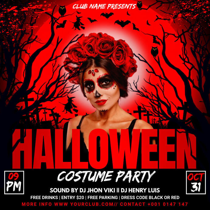 halloween costume party flyer Template | PosterMyWall halloween costume party flyer Template | PosterMyWall
