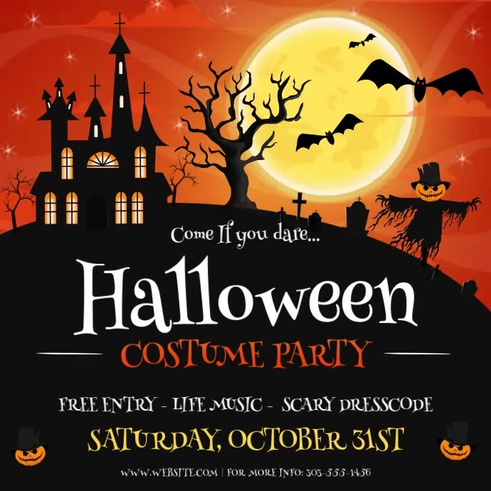 Halloween Email Invitation Template