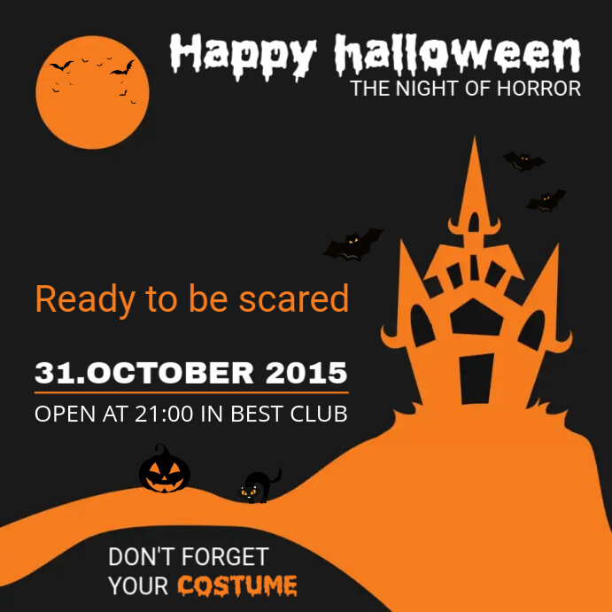 Halloween Costume Party Invitation Costume Parade Party